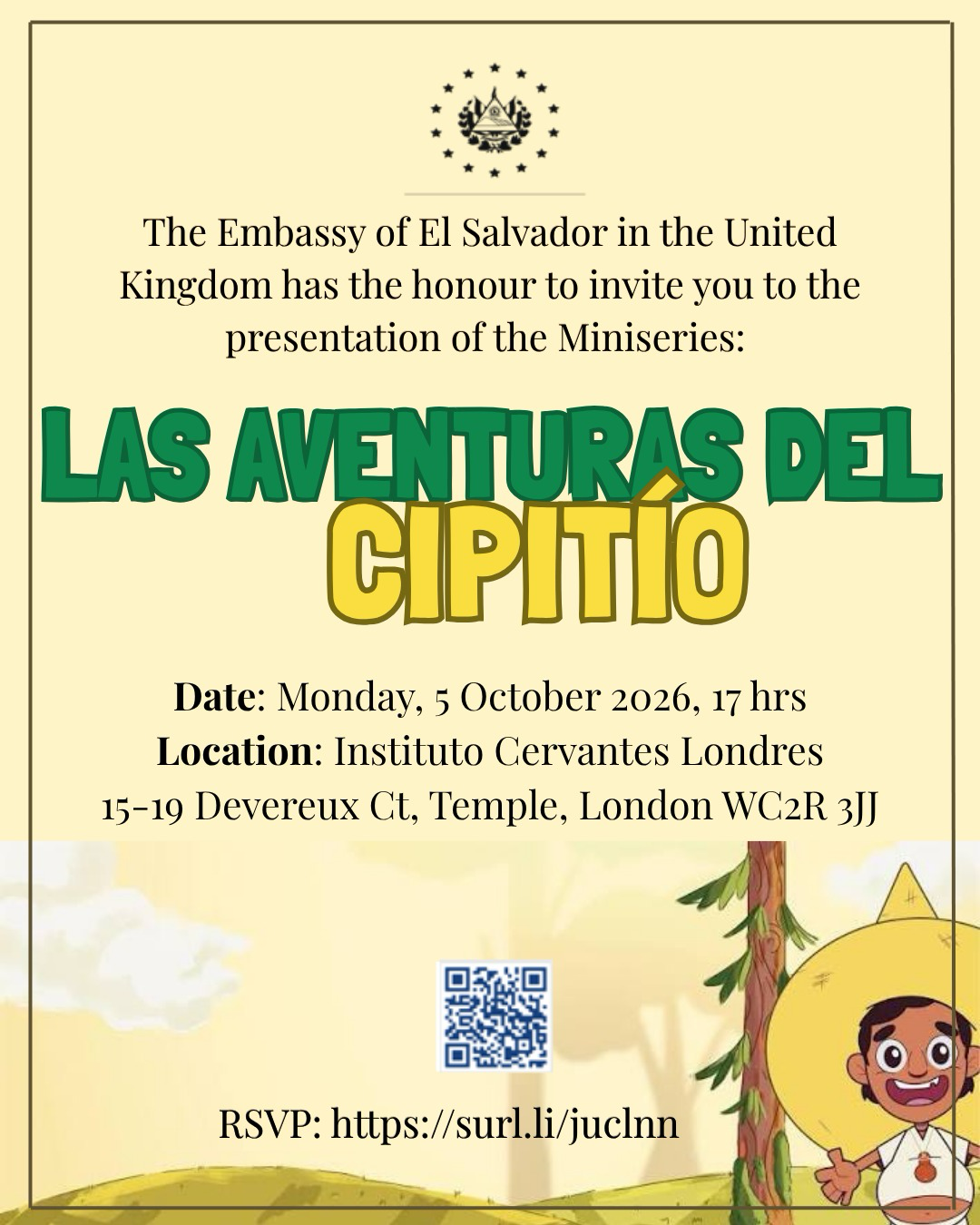 Las Aventuras del Cipitio event flyer